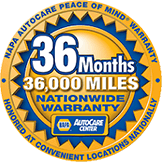 36 Months 36,000 Miles National Warranty